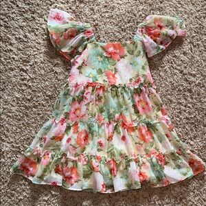 Size 4 Bonnie Jean floral dress.